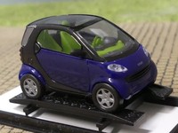 1/87 Busch Smart City Coupe Dunkelblau/Schwarz 48901