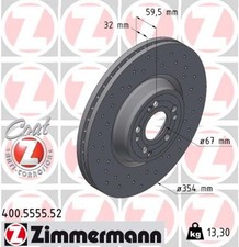 2x ZIMMERMANN Bremsscheibe SPORT Z 400.5555.52 für MERCEDES GLE V167 C167 300 2x ZIMMERMANN Bremsscheibe SPORT Z 400.5555.52 für MERCEDES GLE V167 C167 300