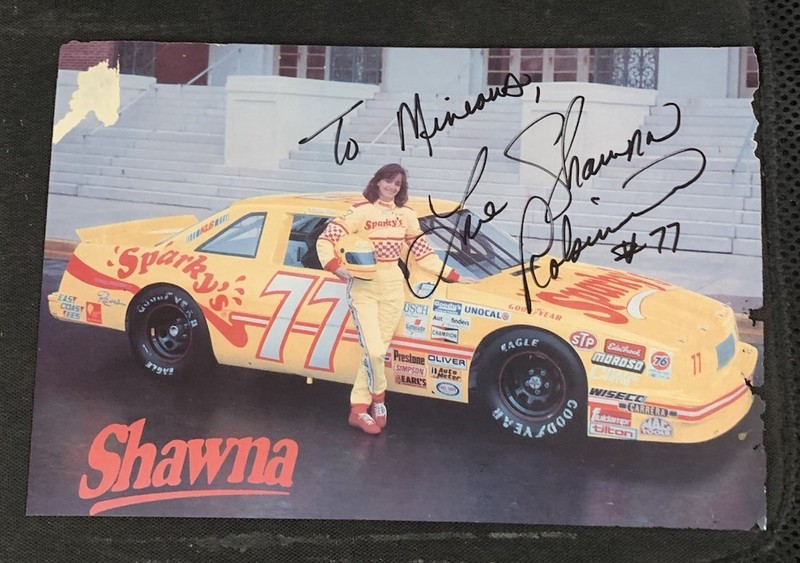 1991 Shawna Robinson Autographed Postcard