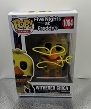 MEGAN FOX SIGNED FIVE NIGHTS AT FREDDYS WITHERED CHICA FUNKO POP BECKETT BAS