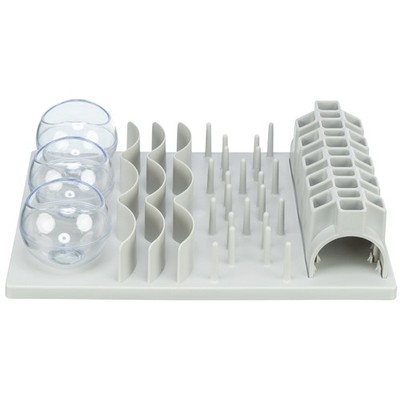 Fun Board XXL Strategy Game for Cats, Treat Puzzle Toy, Interactive Play, White