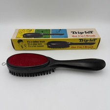 Vintage Trip-let 3-in-1 Clothes Brush Shoe Horn Lint Remover Original Box 8135