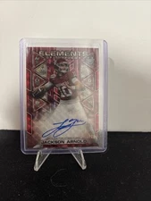 2024 Bowman Best U Jackson Arnold RED Elements of the Game Auto #/10