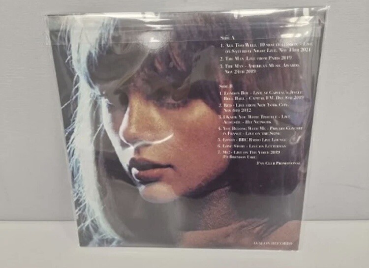 Taylor Swift Live One For The Swifties Vinyl LP Limited Edition Silver 125/200 eBay
