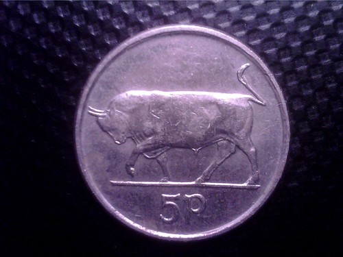 IRELAND 5 PENCE 1992 JUN6F - Picture 2 of 2