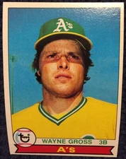 1979 Topps Baseball Card #528 Wayne Gross Oakland A's Good Condition
