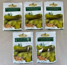QUICK PROCESS Pickle Mix Mrs. Wages BREAD & BUTTER PICKLES Powder 5.3 OZ (x5)