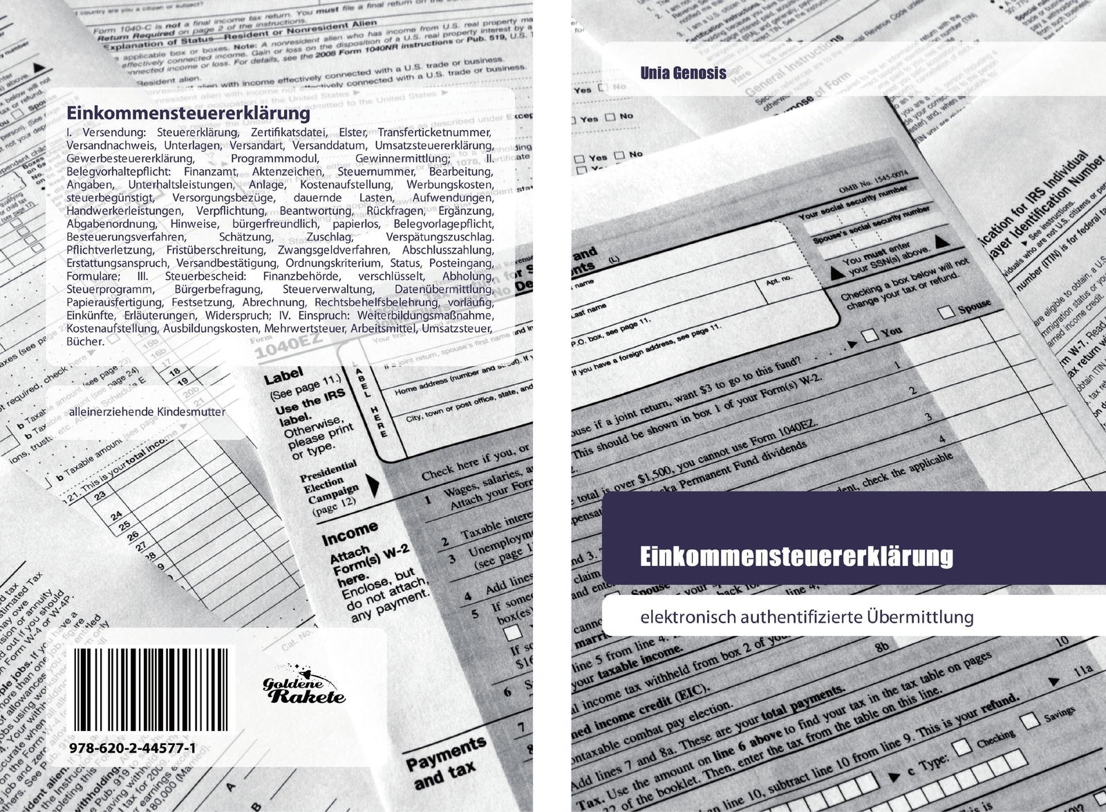 Thumbnail - Unia Genosis | Einkommensteuererklärung | Taschenbuch | Deutsch (2019)