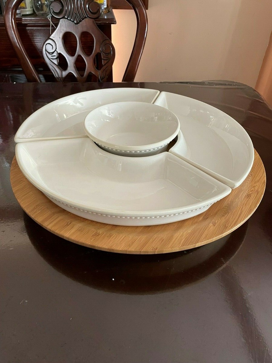 NEW Princess House Chip & Dip Set w/ Lazy Susan (1359A,B,C) | eBay