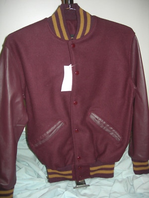 Ankeny Letter Jacket - Maroon Letterman Jacket