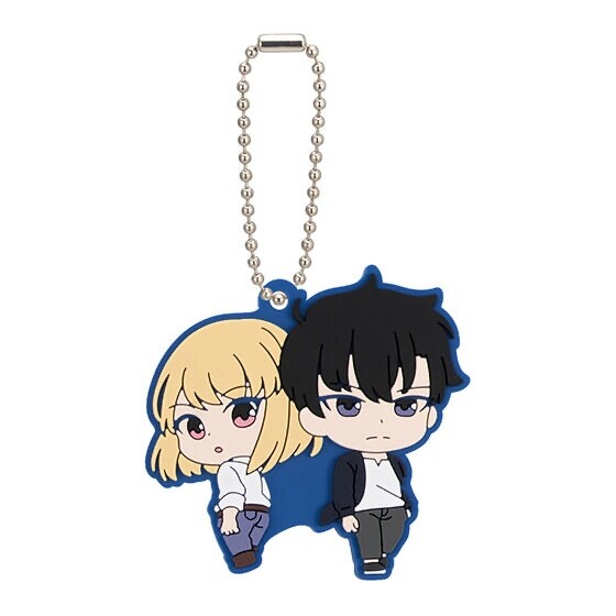 Shun Mizushino & Shizuku Kousaka Rubber Strap Keychain Charm Solo