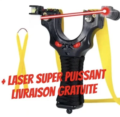 Fronde Pro Lance Pierre haute précision - Slingshot laser chasse tir Sportif 🎯
