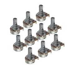 10pcs B250K Guitar Bass Small Potentiometer Pots Tone Volume Control Short Shaft