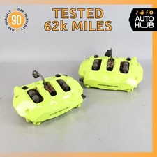 11-18 Porsche Cayenne 958 E-hybrid Rear Brake Calipers Left Right Set Oem 62k
