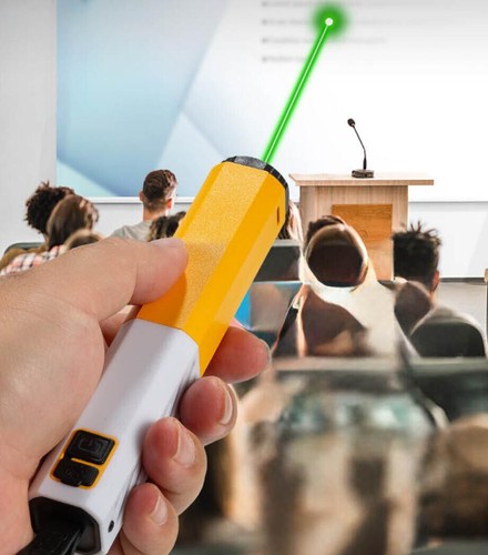 Più Nuovo Puntatore Laser 3 in 1 Verde Rosso Blu per Vendita Didattica PPT - Foto 12 di 17