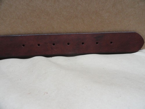 Vintage Hunter 27-127-S Brown Leather Ammo Belt 34" long New Old Stock - Picture 6 of 9