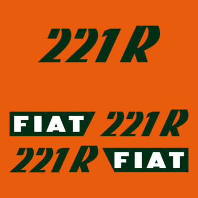 Fiat 221 R tractor decal aufkleber adesivo sticker set