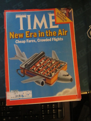 Time Magazine August 1978 New Era in the Air Cheap Fares Crowded Flights C