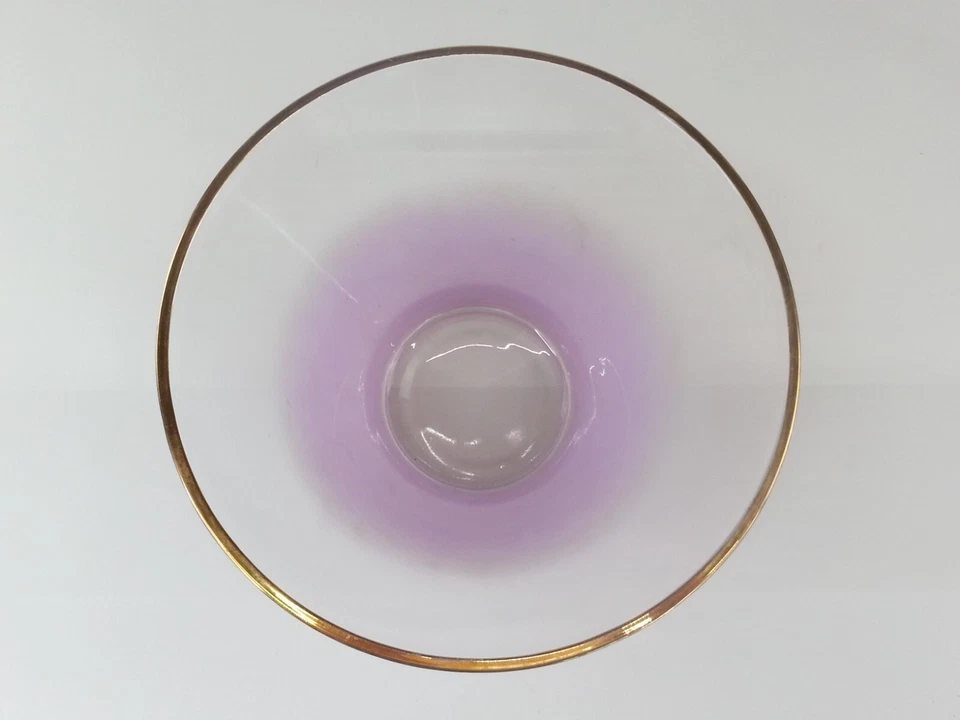 Juego de 6 ensaladeras Blendo modernas vintage de mediados de siglo color lavanda destellado Foto 2 de 4