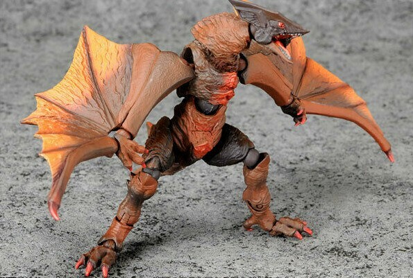 SCI-FI Revoltech 007 Gamera Guardian of the Universe Gyaos Figure
