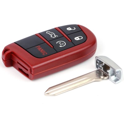 2 Key Fob Cover Shell Case For Dodge Charger Challenger Jeep