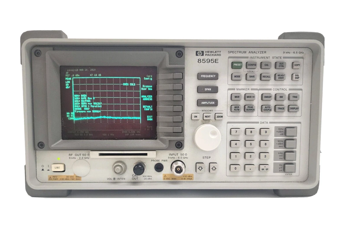 HP スペクトラムアナライザ HP 8595E 9kHz-6.5GHz 動作品 HP スペクトラムアナライザ HP 8595E 9kHz-6.5GHz 動作品 HP 8595E