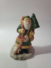 6" SANTA Collectible FIGURE Ceramic Christmas