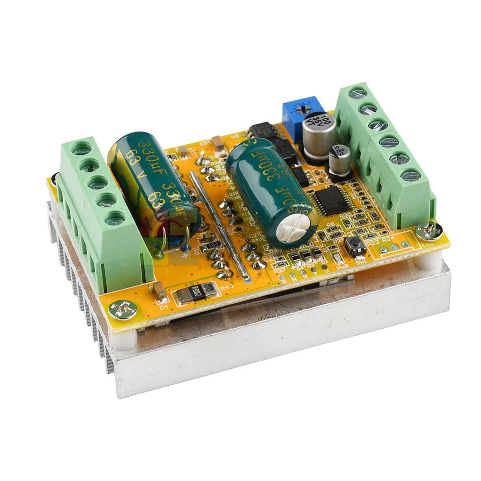 300W/400W BLDC 3 Phasen PWM Hall Motor Controller DC Brushless Treiber Platine - Bild 4 von 4
