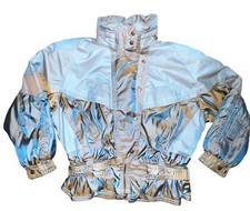 Vtg Nevica Ski Jacket Women’s 12 Fs 20 Virage Skiwear Iridescent Super Rare
