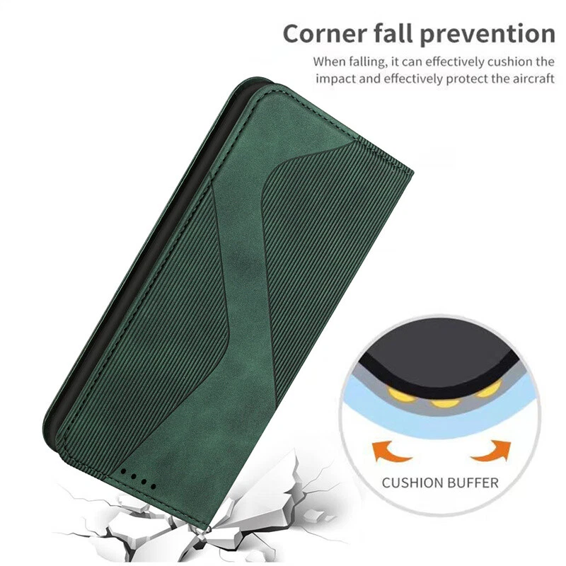 For Samsung Galaxy S25 S24 S23 S22 S21 S9 Magnetic Leather Flip Card Wallet Case - Image 4 of 4