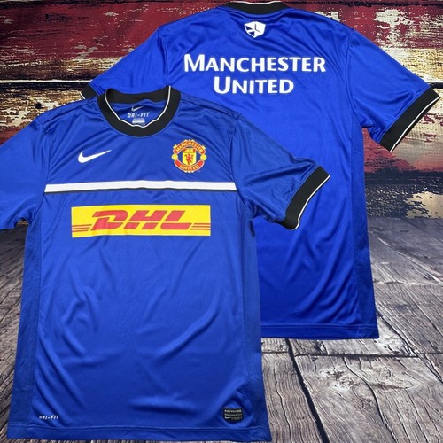 Manchester United Nike Soccer Football Jersey Dri Fit Mens Sz Medium