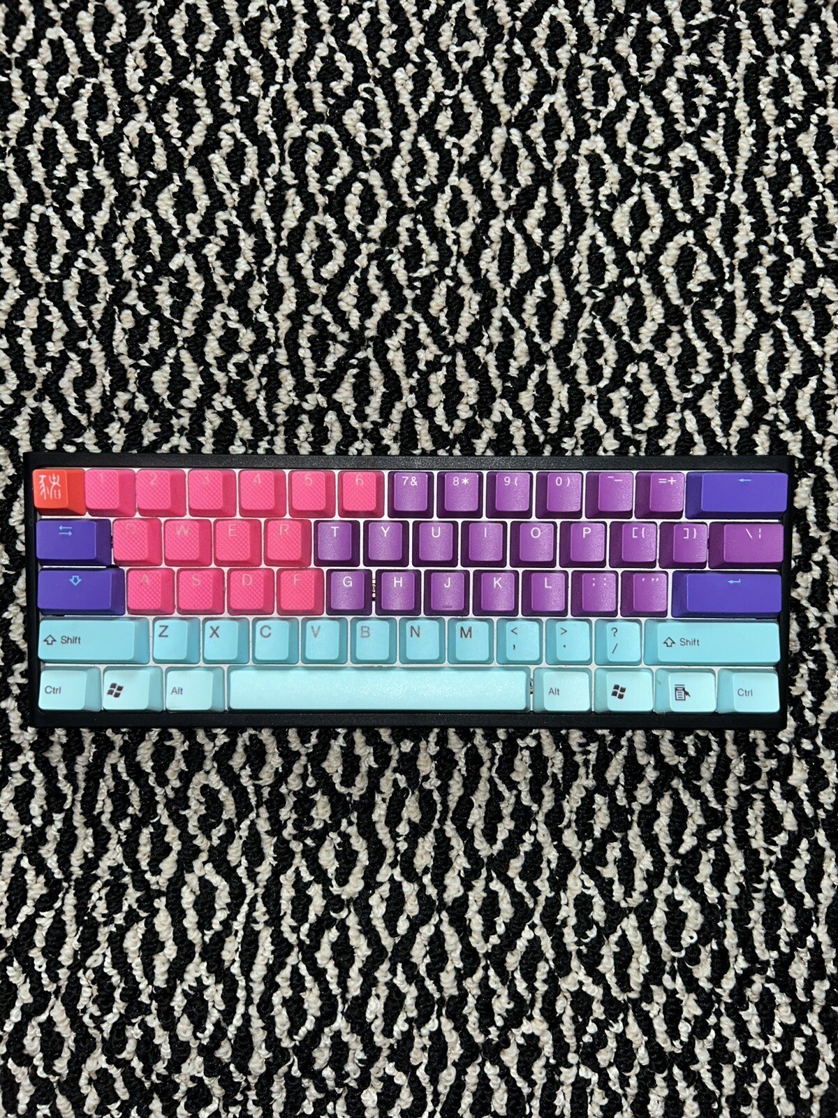 Ducky One 2 Mini Keyboard With Custom Key Caps With All The
