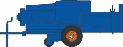 Oxford NFARM006 - Ballenpresse blau / Maßstab 1:148 / Spur N / Diecast / T48 Post