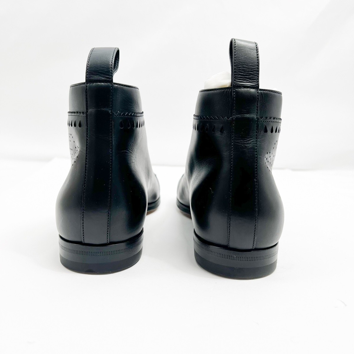 Gucci Brogue Jakarta Ankle Boot with Perforated Details  display picture 3