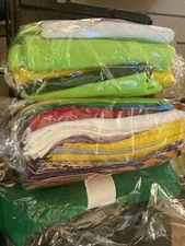 Lot Felt Pieces Variety Colors & Sizes 75 - 9-x2 Sheets Plus Various Larger Pcs