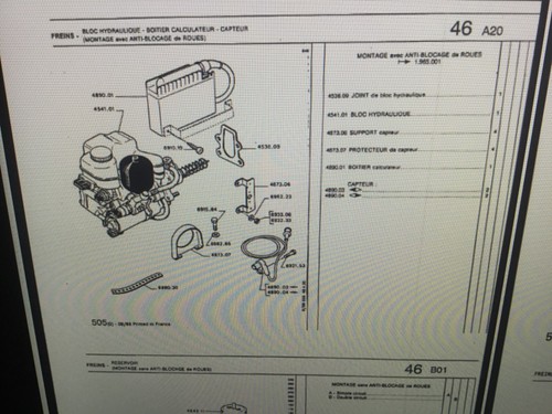 Peugeot 505 n9t xd3t Bremshauptbehälter Flasche ABS ATE 463555 10.9058.0015.2 - Bild 9 von 9