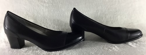 ara Shoes Women's US 9 Mckinley Dress Pump Black Calf Leather Sivato Toe - Picture 3 of 11