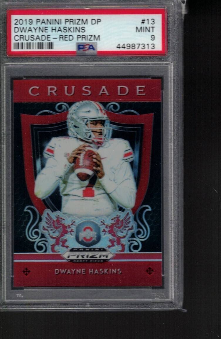 Dwayne Haskins Panini Prizm Draft Picks Crusade #13 Red Prizm