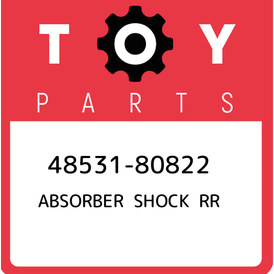 48531-80822 Toyota Absorber shock rr 4853180822, New Genuine OEM 