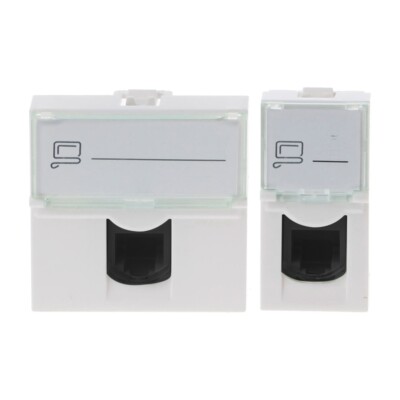 CAT6 RJ45 Keystone Jack Female Coupler Insert Connector Socket Adapter