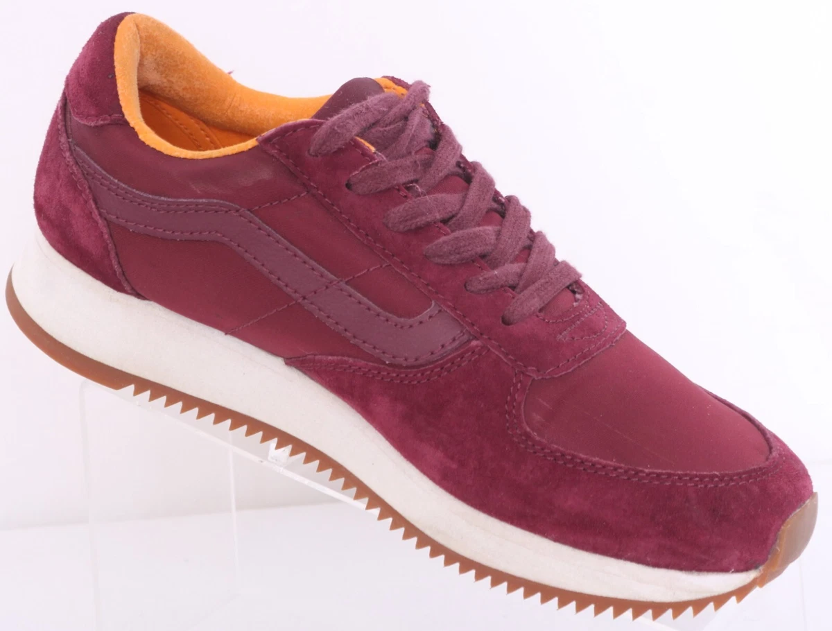 Vans running 2025 shoes burgundy