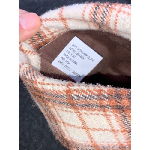 Stivaletti MUK LUKS 7,5M scamosciati polsino a quadri scarpe invernali calde stivali zeppa - Foto 5 di 10
