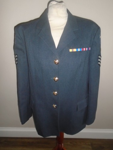 RAF WOMENS NO.1 DRESS UNIFORM JACKET BUST 108CM LONG FIT RAF ISSUE