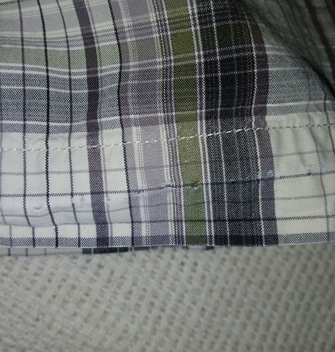 Camicia Carhartt uomo casual da lavoro con bottoni - davanti manica corta a quadri taglia L - Foto 6 di 6