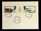 French Southern & Antarctic Territory Sc C15-16 - 1968 FDC FOR STRIP - SPACE