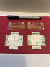 QTy 2 Sterling Quaker State Vintage Spot Check  Service Reminders