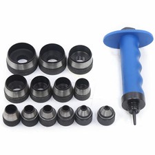 Hollow Punch Hole Punch Set Gasket Punch Set 3/16  to 1-3/8  Inch 5-35mm US