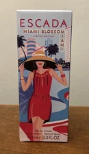 ESCADA MIAMI BLOSSOM Eau de Toilette EDT Women Spray 3.3oz 100ml RARE NEW SEALED