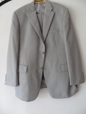 GREENWOODS GREY 2 PIECE SUIT SIZE 42 X  38 X  31
