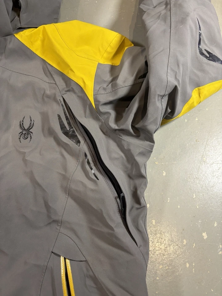 Spyder Spylon XTL 20/30K Extreme Men’s Gray Winter Ski Jacket - Image 4 of 4